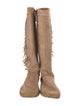 UGG Suede Fringe Trim Accent Boots