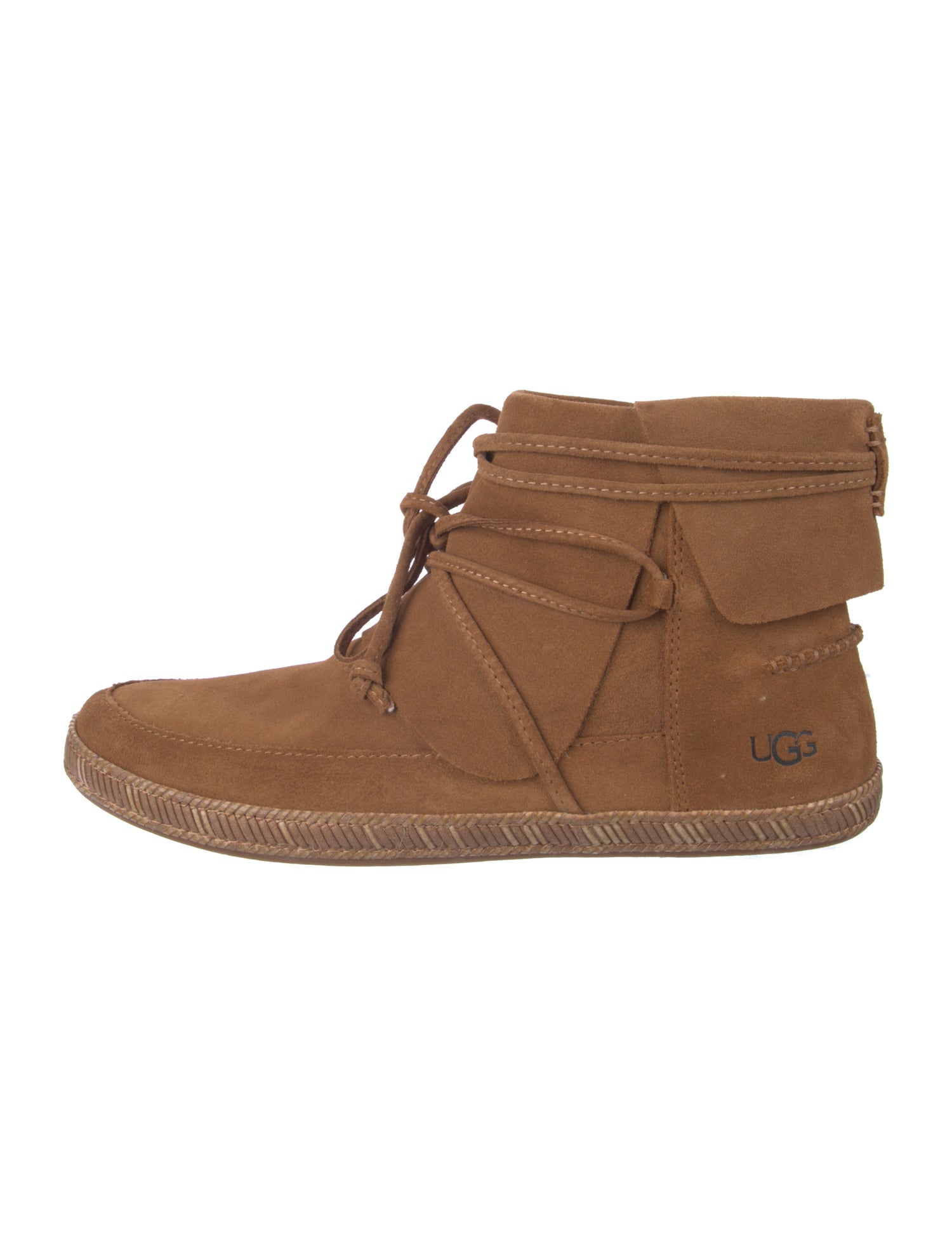UGG Suede Lace-Up Boots