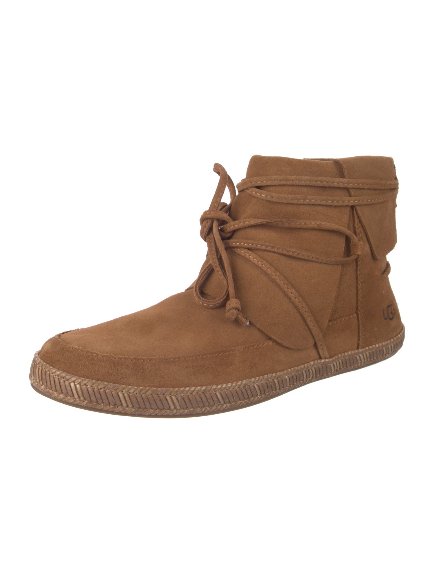 UGG Suede Lace-Up Boots