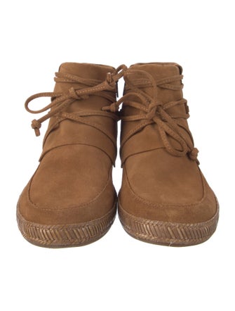 UGG Suede Lace-Up Boots