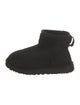 UGG Suede Fur Trim Boots