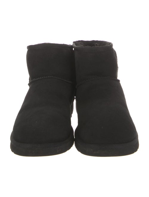 UGG Suede Fur Trim Boots