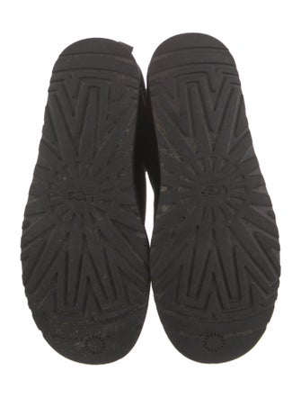 UGG Suede Fur Trim Boots