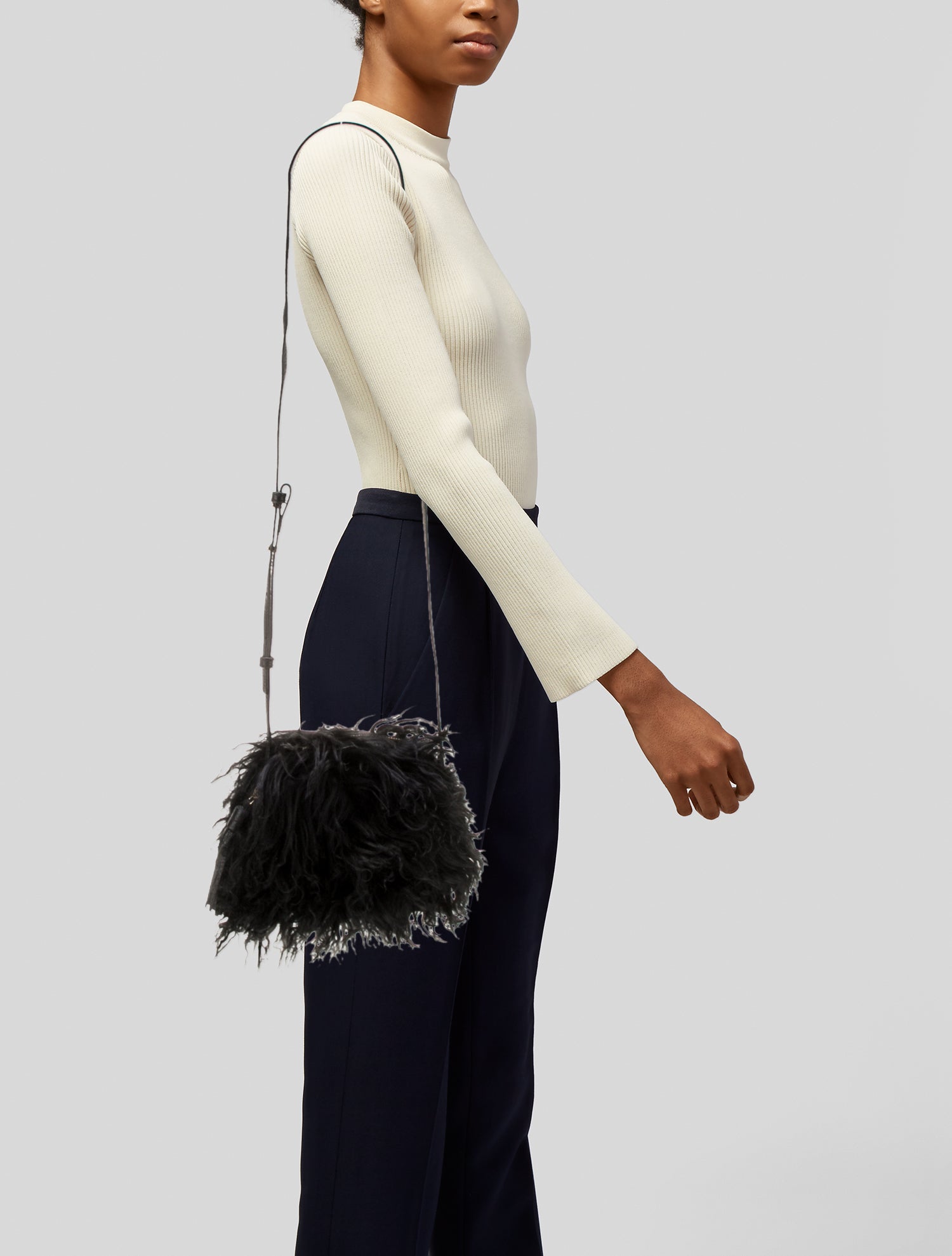 UGG Shearling Evening Bag