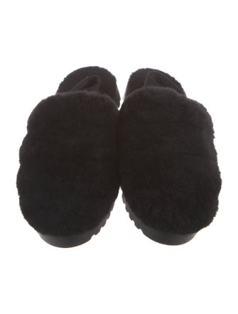 UGG Fur Slingback Sandals