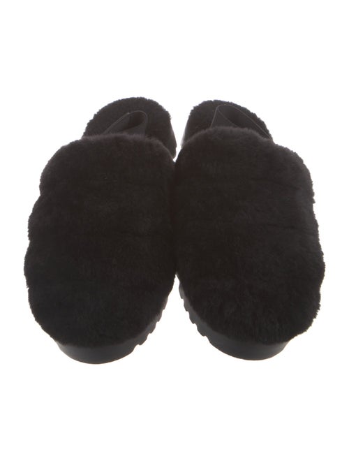 UGG Fur Slingback Sandals