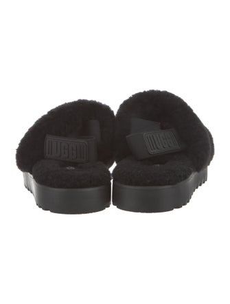 UGG Fur Slingback Sandals