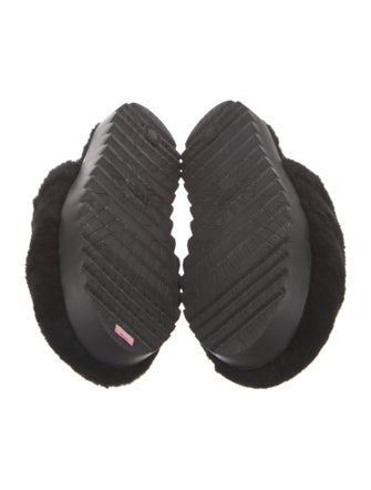 UGG Fur Slingback Sandals