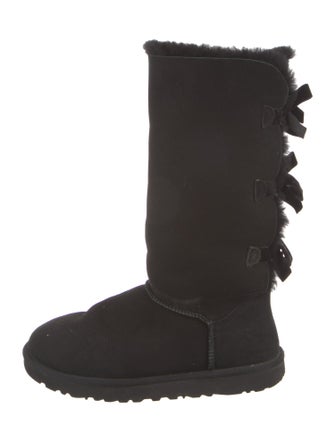 UGG Suede Bow Accents Boots