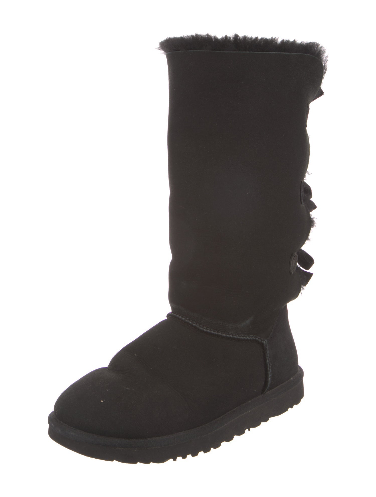 UGG Suede Bow Accents Boots