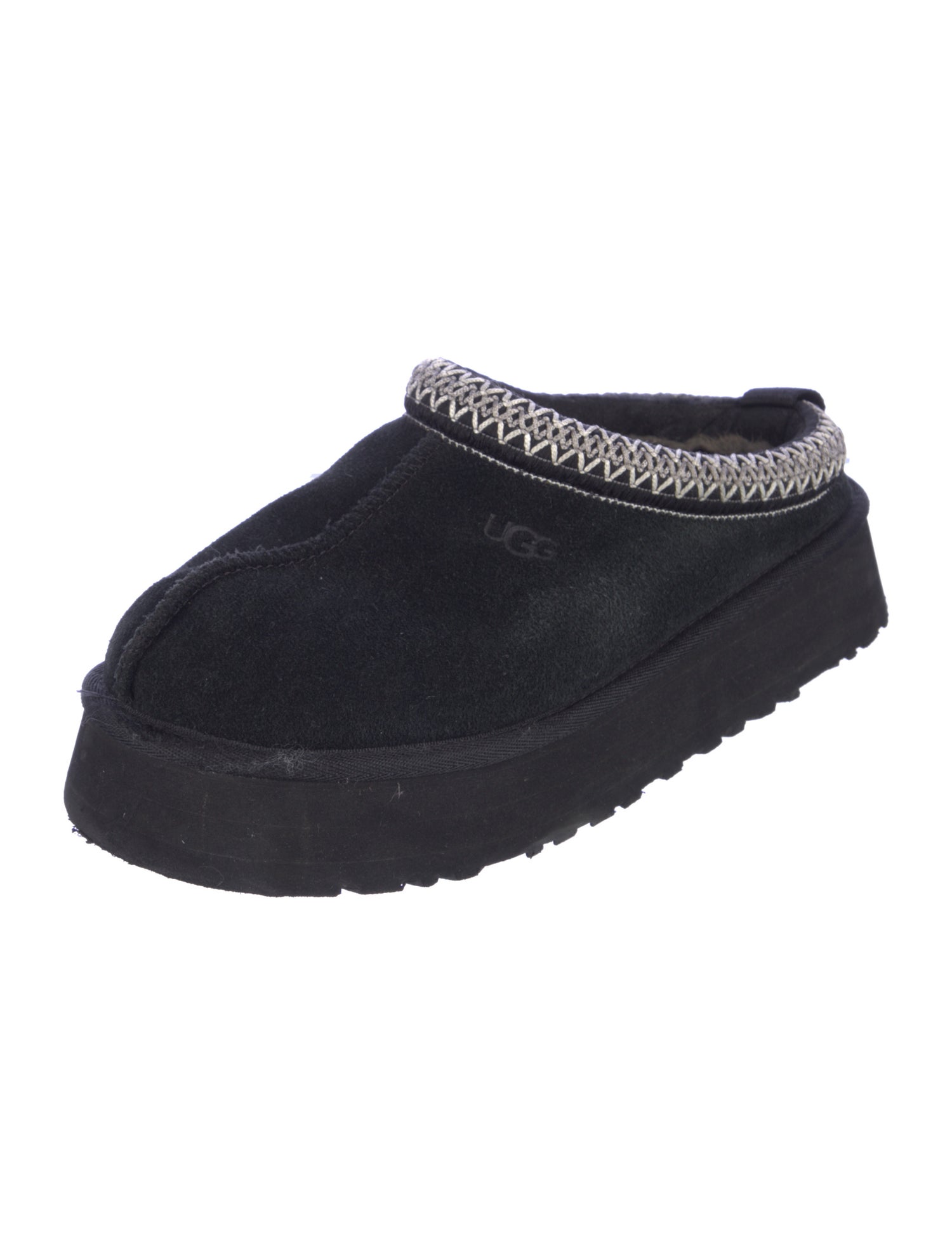 UGG Suede Graphic Print Flats