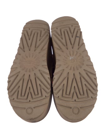 UGG Suede Printed Lace-Up Boots