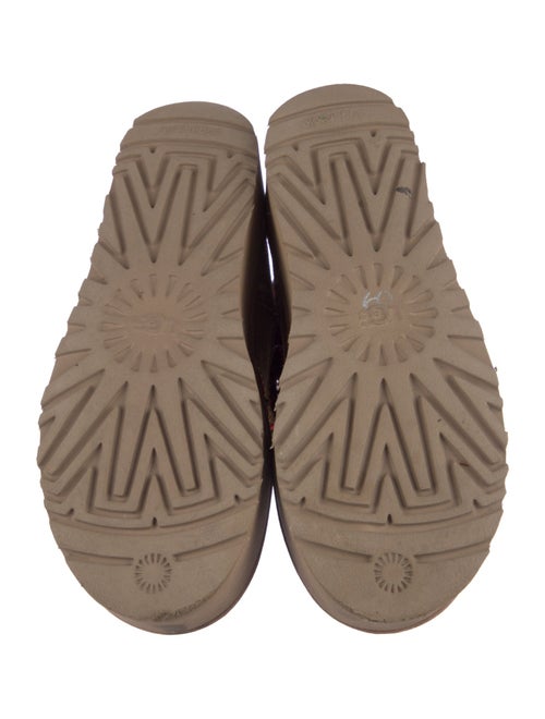 UGG Suede Printed Lace-Up Boots