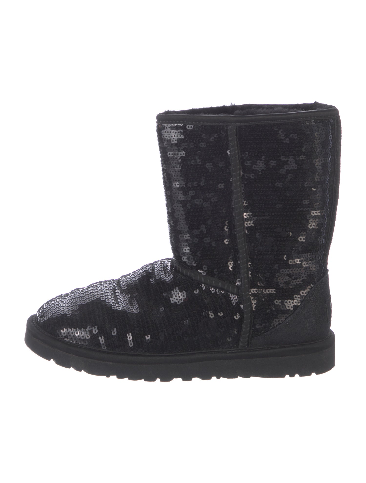 UGG Sequins Sequin Embellishments Combat Boots