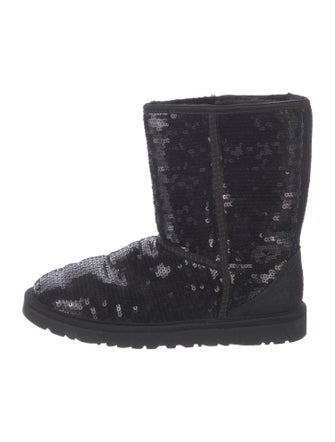 UGG Sequins Sequin Embellishments Combat Boots