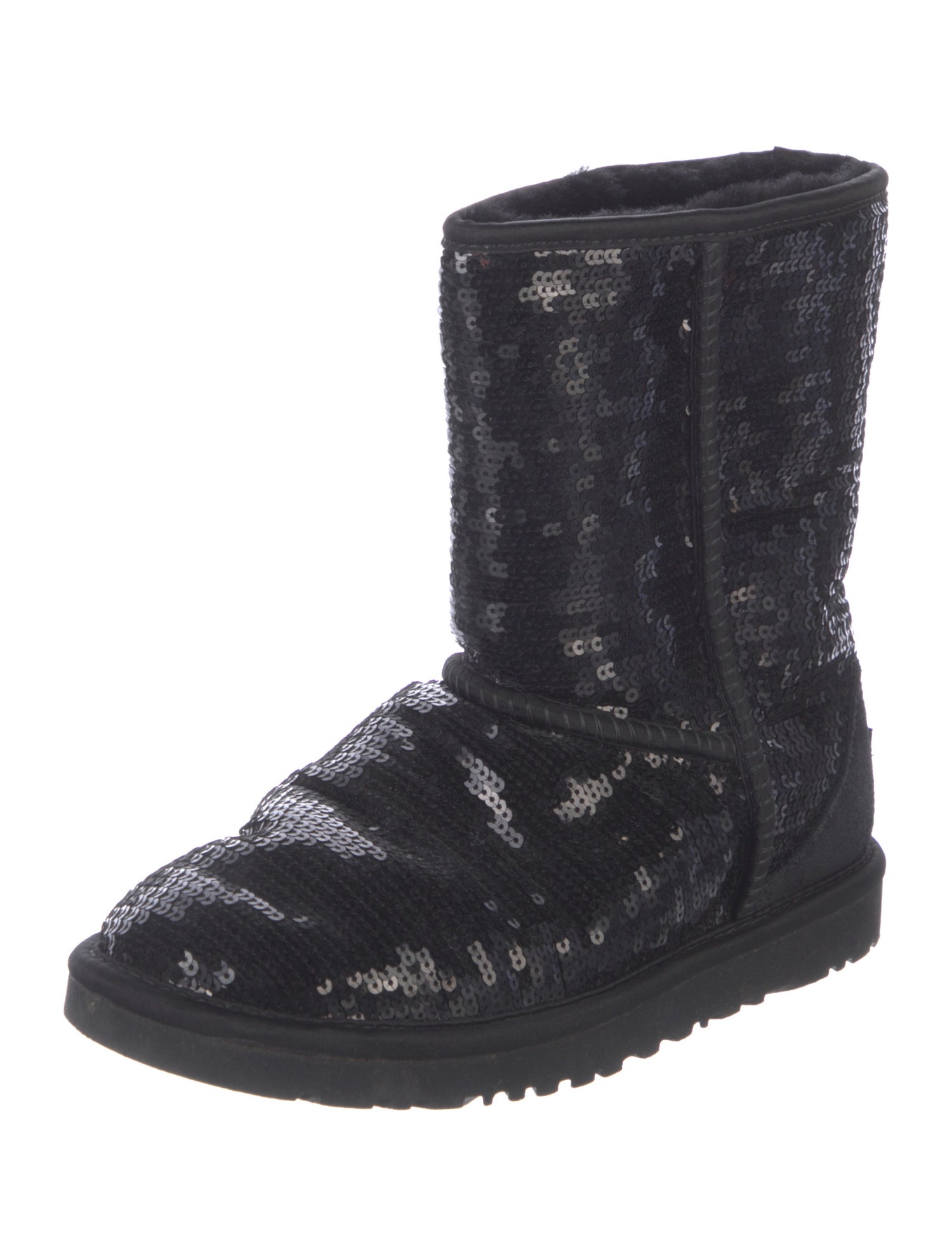 UGG Sequins Sequin Embellishments Combat Boots