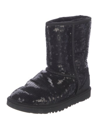 UGG Sequins Sequin Embellishments Combat Boots