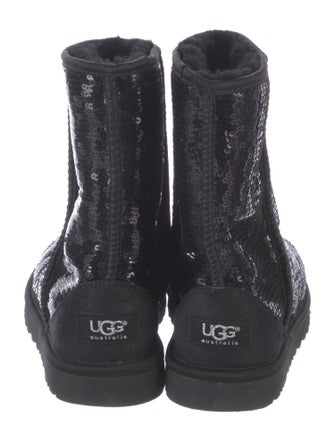 UGG Sequins Sequin Embellishments Combat Boots