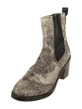 UGG Ponyhair Animal Print Chelsea Boots