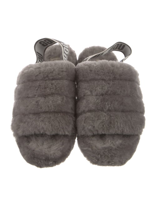 UGG Shearling Slingback Sandals