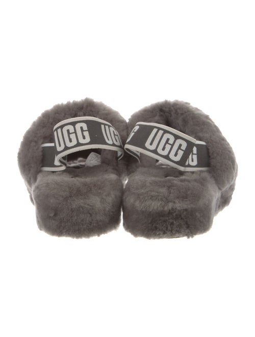 UGG Shearling Slingback Sandals