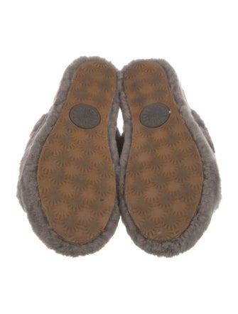 UGG Shearling Slingback Sandals
