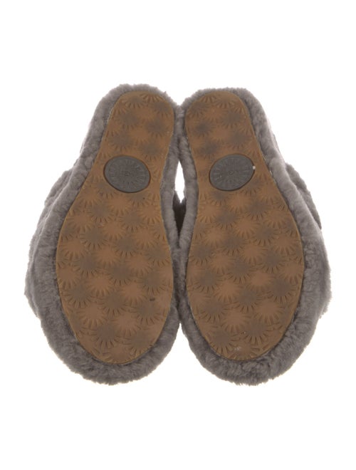 UGG Shearling Slingback Sandals