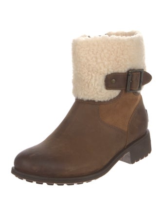 UGG Leather Moto Boots