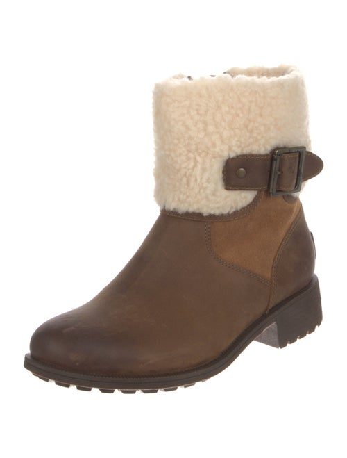 UGG Leather Moto Boots