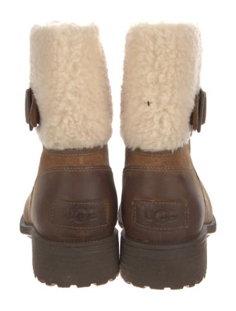 UGG Leather Moto Boots