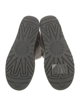 UGG Suede Fur Trim Boots