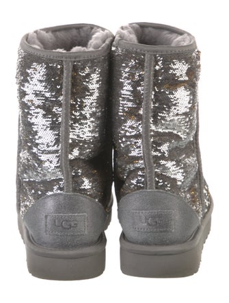 UGG Sequins Sequin Embellishments Combat Boots