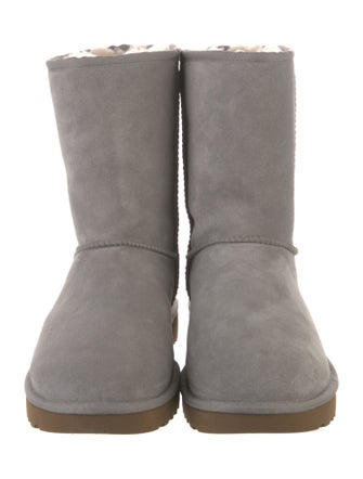 UGG Suede Embroidered Accent Boots