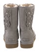 UGG Suede Embroidered Accent Boots