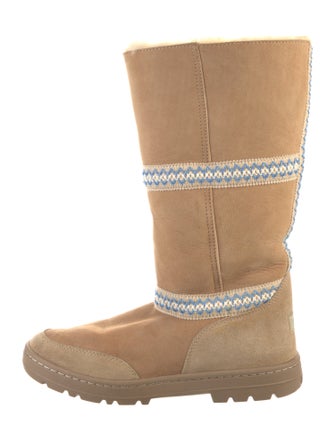 UGG Suede Striped Boots