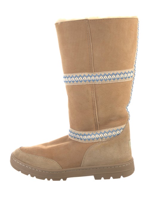 UGG Suede Striped Boots