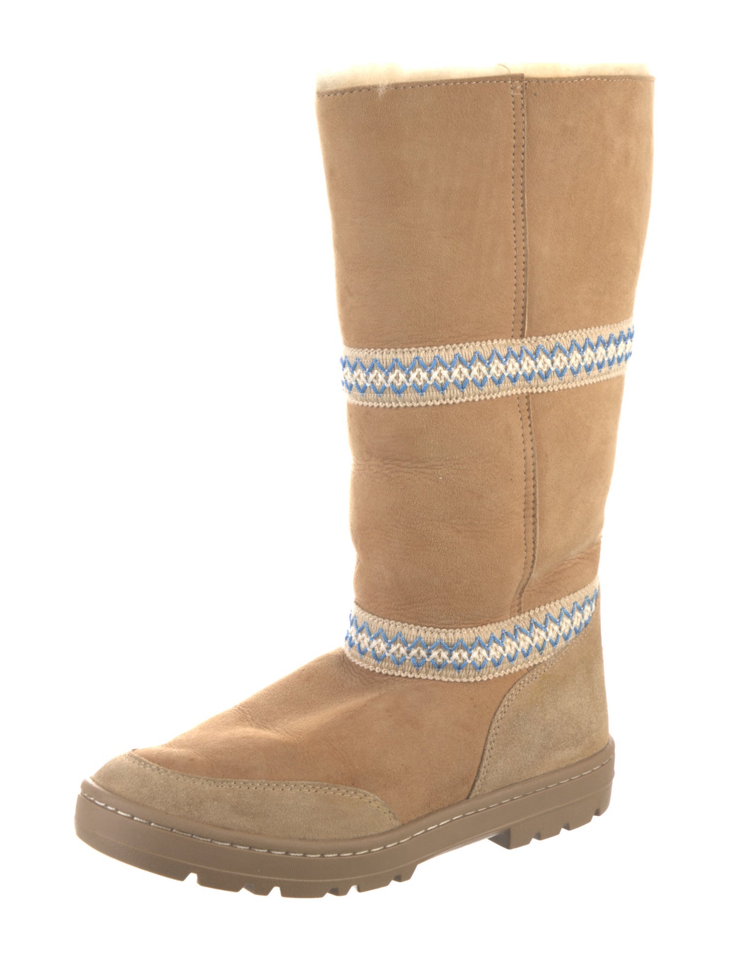 UGG Suede Striped Boots