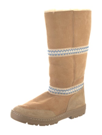 UGG Suede Striped Boots