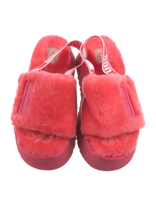 UGG Shearling Slingback Sandals