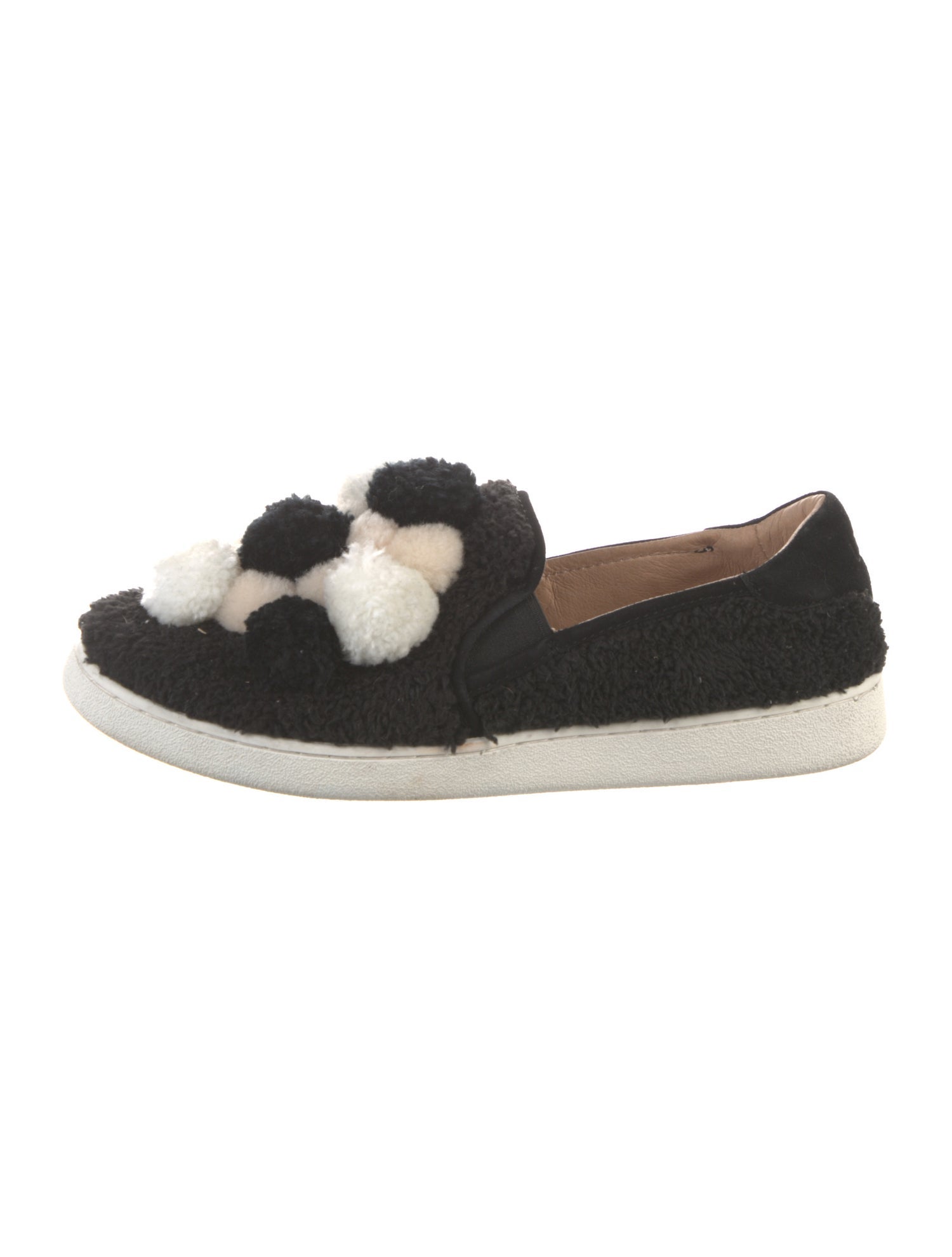 UGG Fur Colorblock Pattern Sneakers