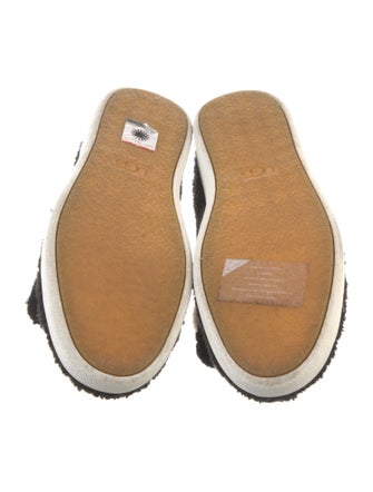 UGG Fur Colorblock Pattern Sneakers