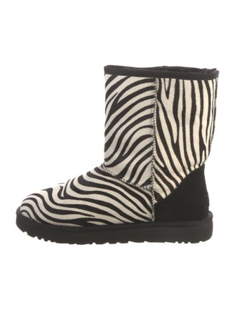 UGG Ponyhair Animal Print Rain Boots