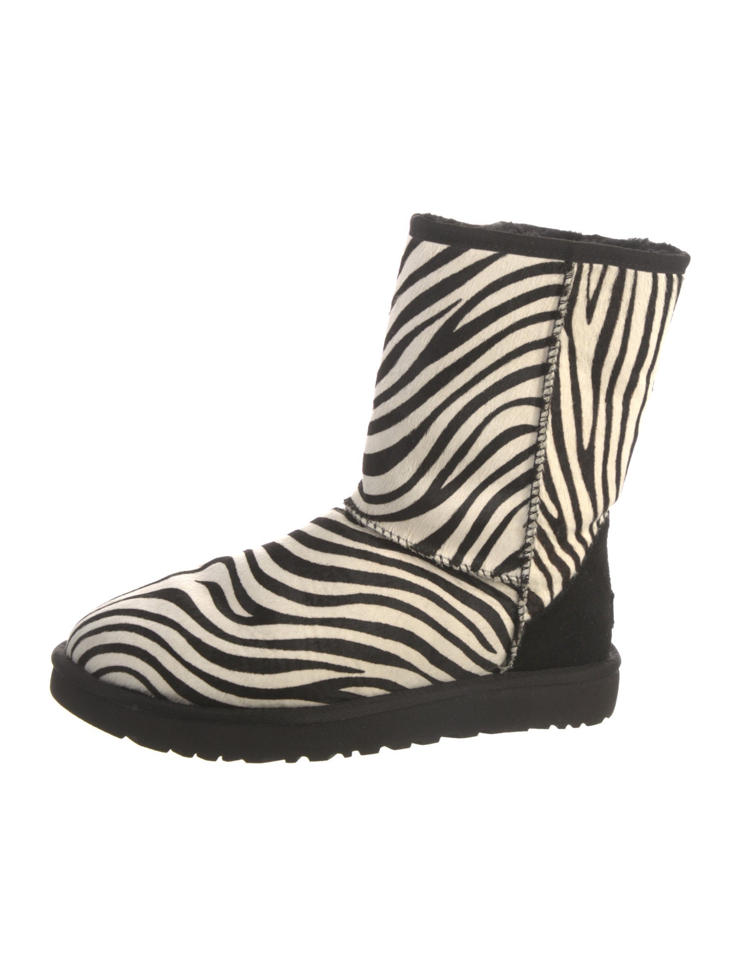 UGG Ponyhair Animal Print Rain Boots