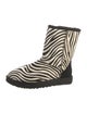 UGG Ponyhair Animal Print Rain Boots