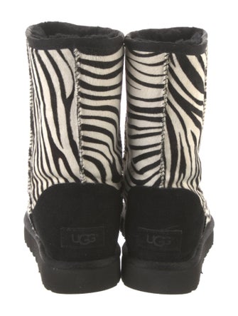 UGG Ponyhair Animal Print Rain Boots