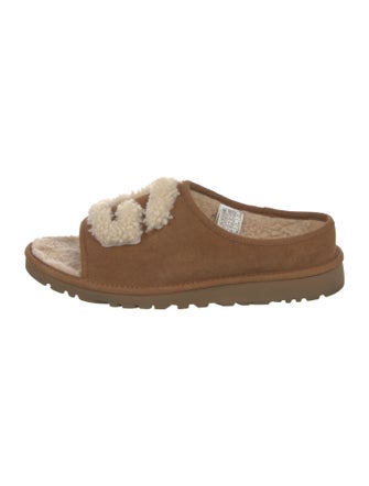 UGG Suede Graphic Print Flats