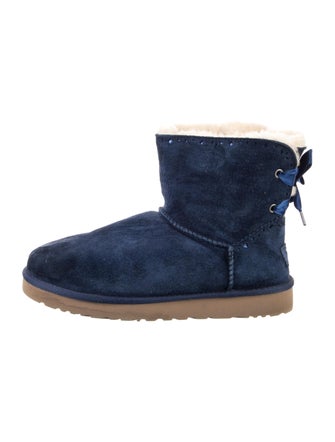 UGG Suede Bow Accents Boots
