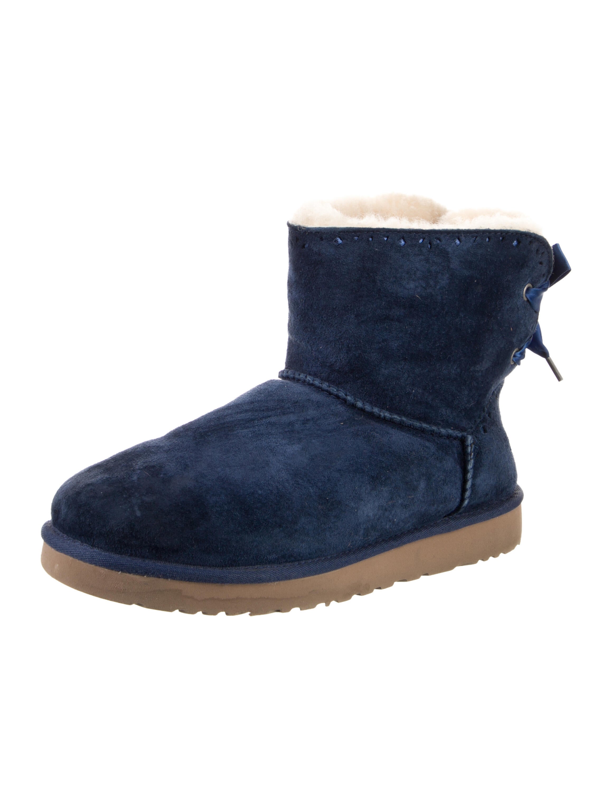 UGG Suede Bow Accents Boots