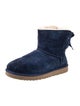 UGG Suede Bow Accents Boots