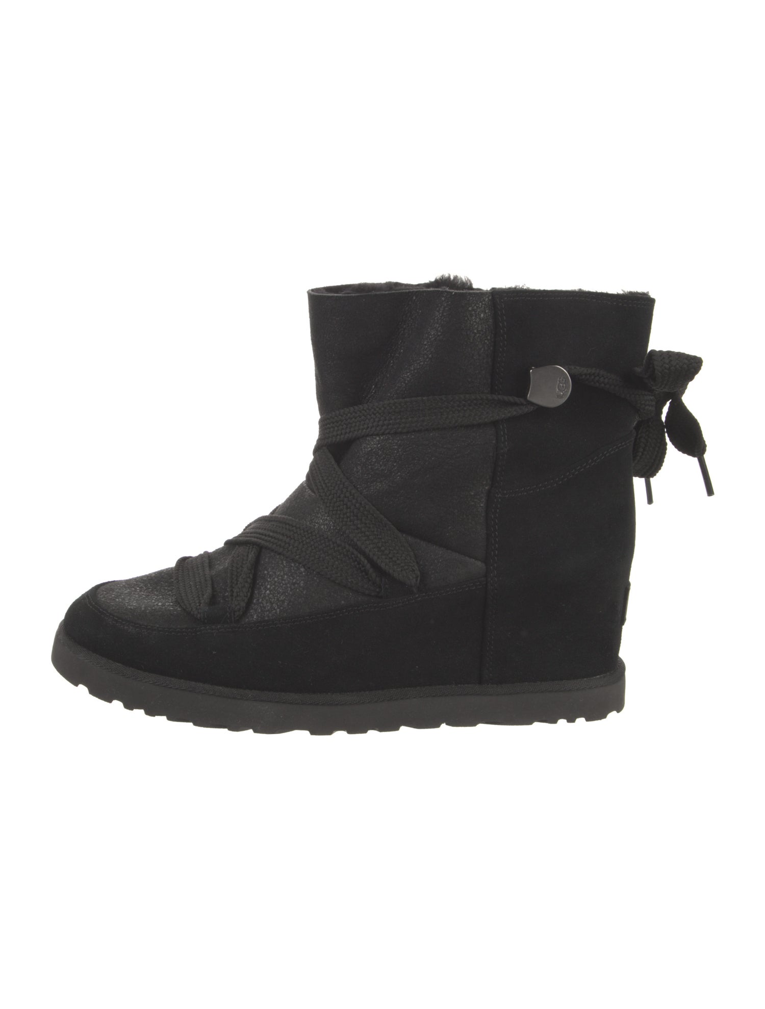 UGG Suede Lace-Up Boots